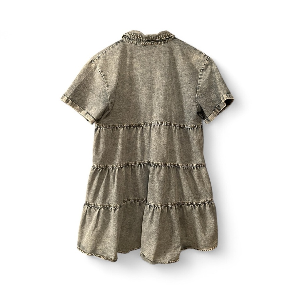 SOLD Casual Denim Babydoll Dress - Picture 3 of 3